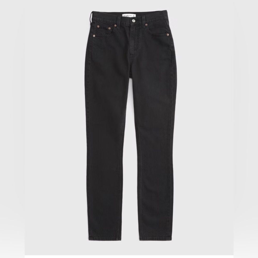 Abercrombie & Fitch The Skinny Black High Rise Jeans